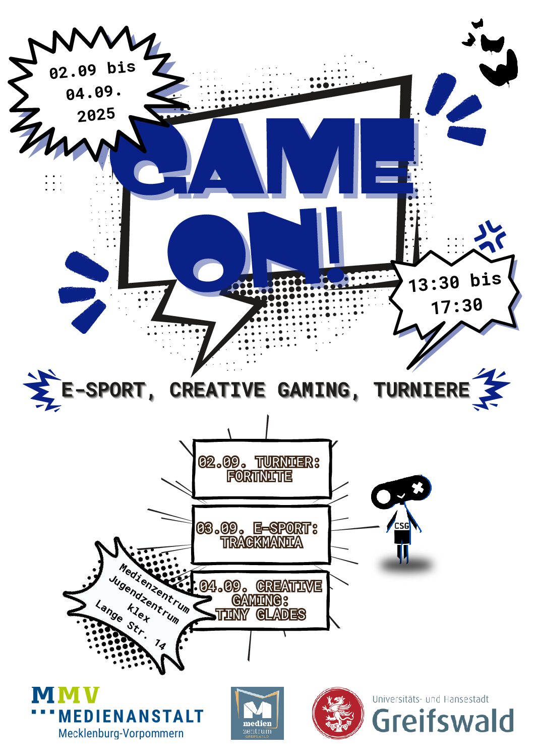 Game On! 02.09.2025 bis 04.09.2025 Game On! 02.09.2025 bis 04.09.2025
