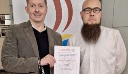 Ehrung klex Marcel Rech und Stephan Haese